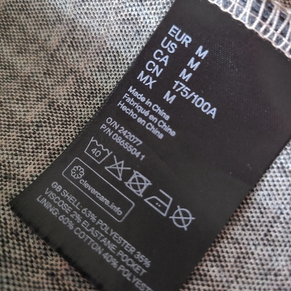 H&M Mens Plaid Light Zip Jacket Sz Med - Picture 8 of 9